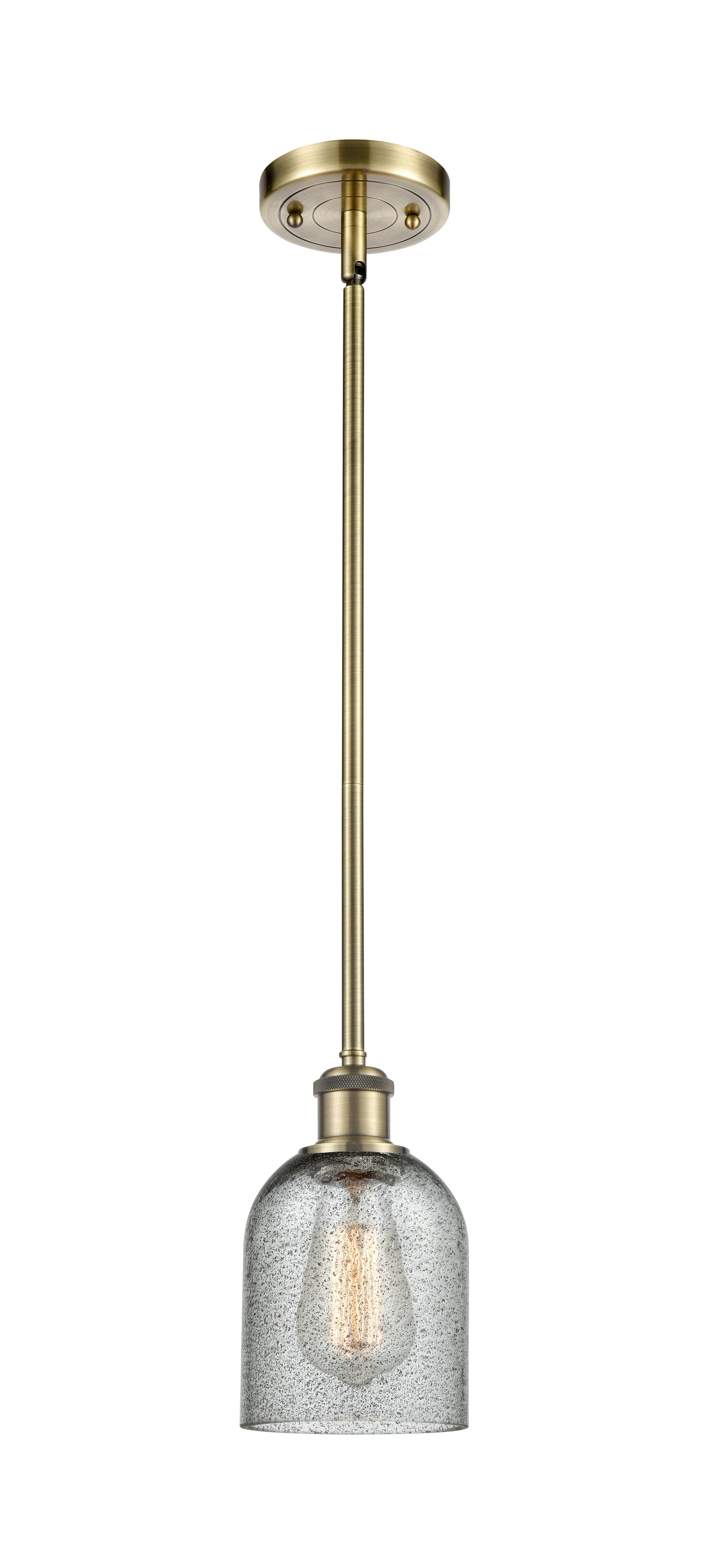 Ballston Mini Pendant Cast Brass 5 Inch