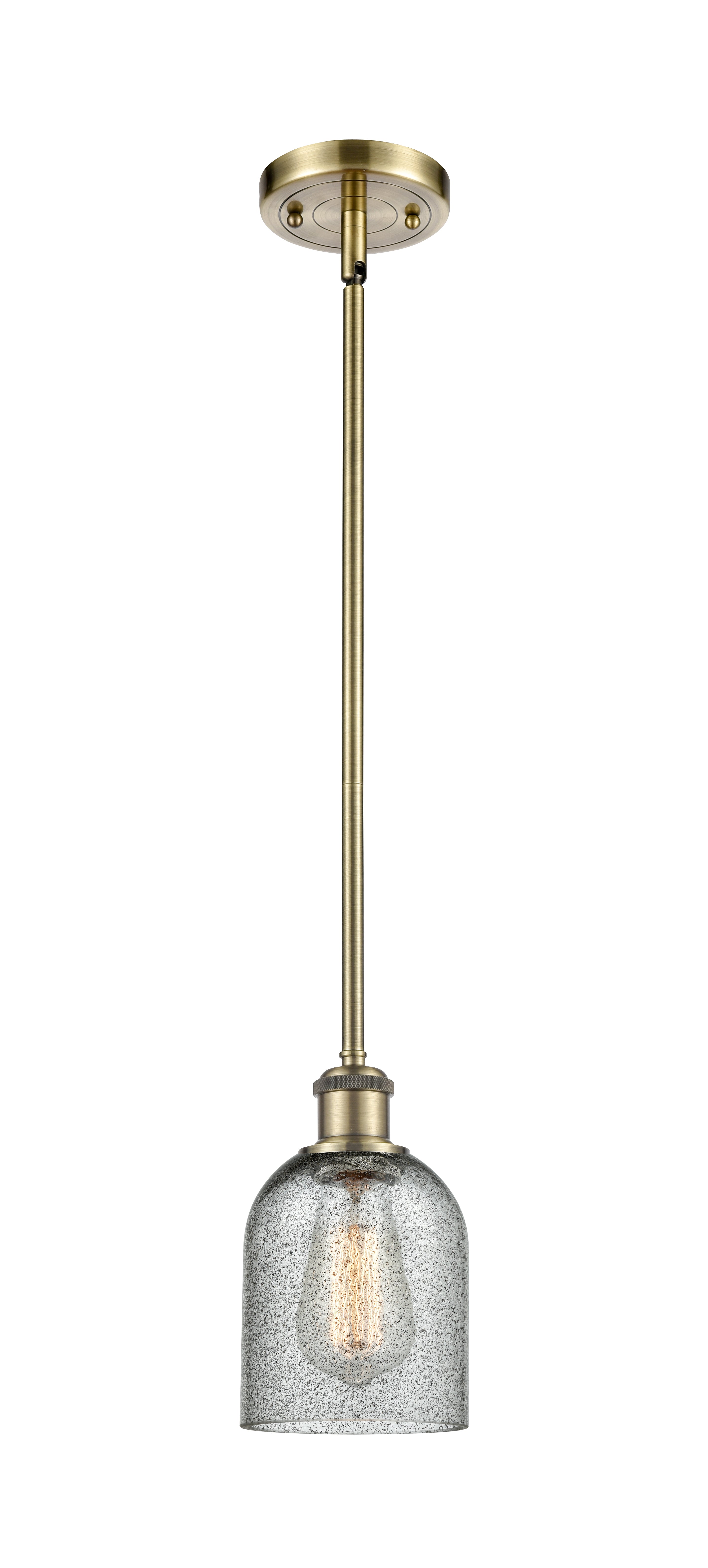 Ballston Mini Pendant Antique Brass Finish