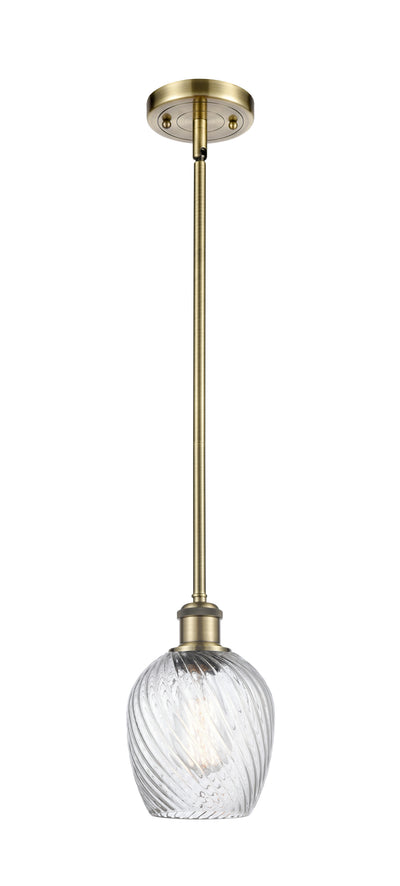 Ballston Mini Pendant Antique Brass Cast