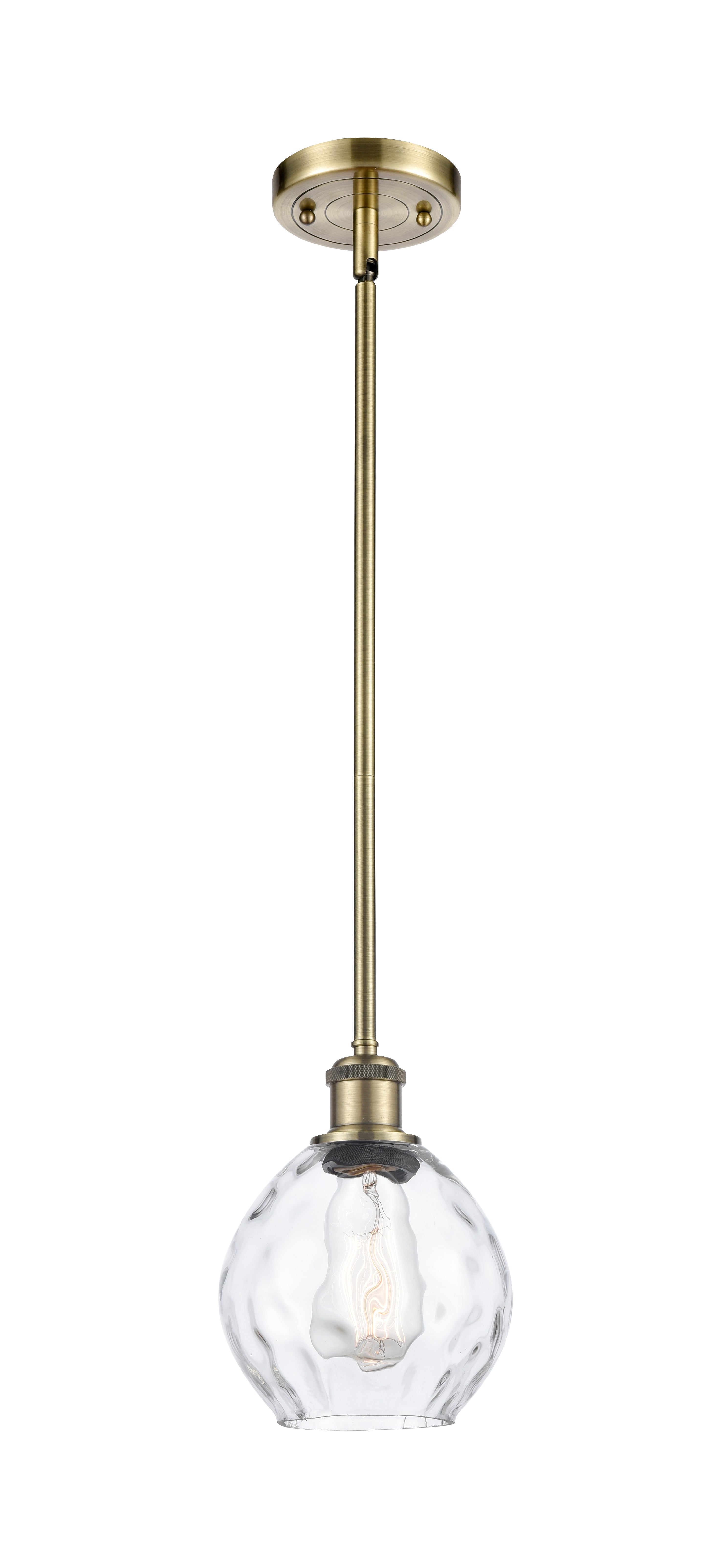 Ballston Mini Pendant Cast Brass Antique