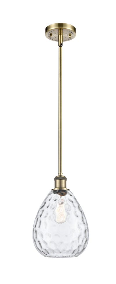 Ballston Mini Pendant Antique Brass Glass