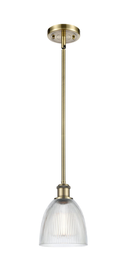 Ballston Mini Pendant Antique Brass Finish