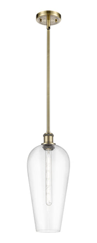 Ballston Mini Pendant Antique Brass Finish