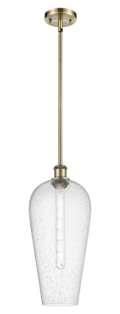 Ballston Mini Pendant Antique Brass Finish