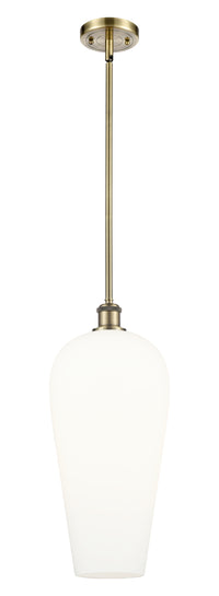 Ballston Mini Pendant Antique Brass Finish