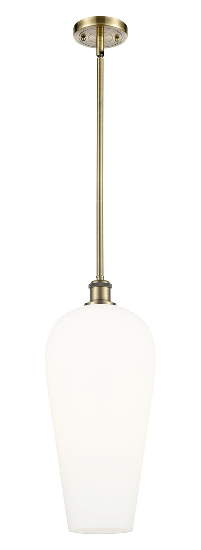 Ballston Mini Pendant Antique Brass Finish