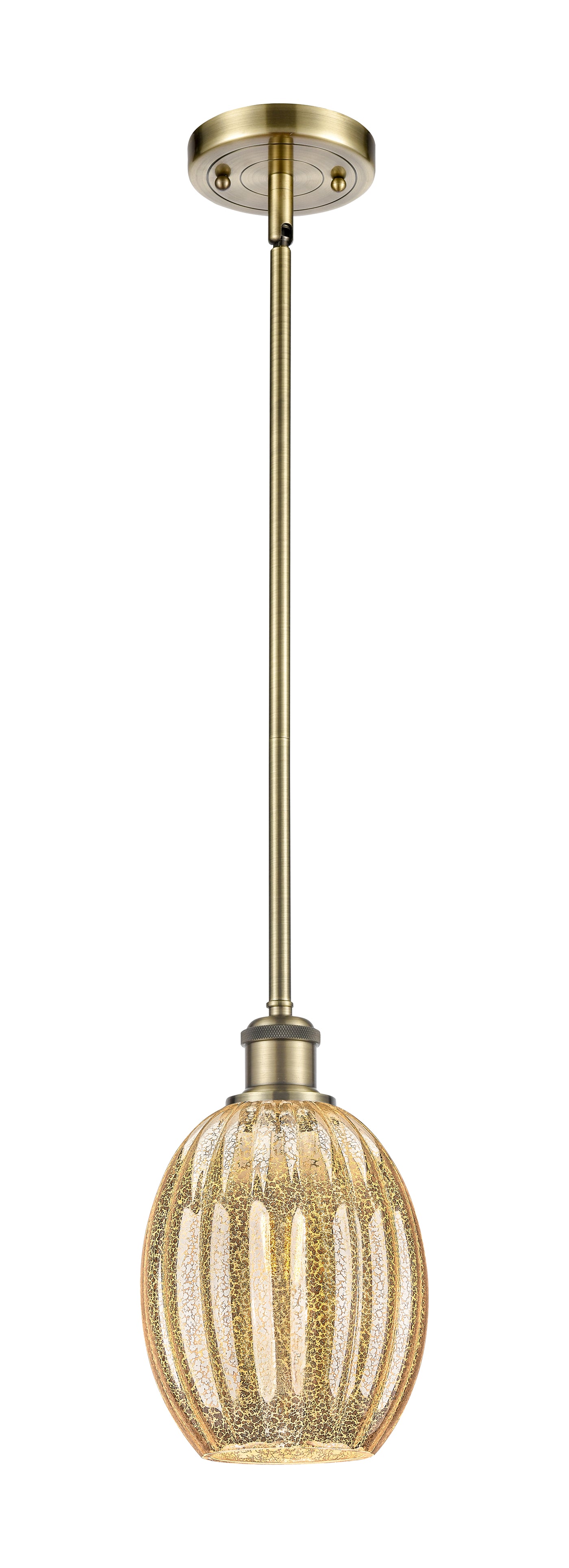 Ballston Mini Pendant Antique Brass Finish