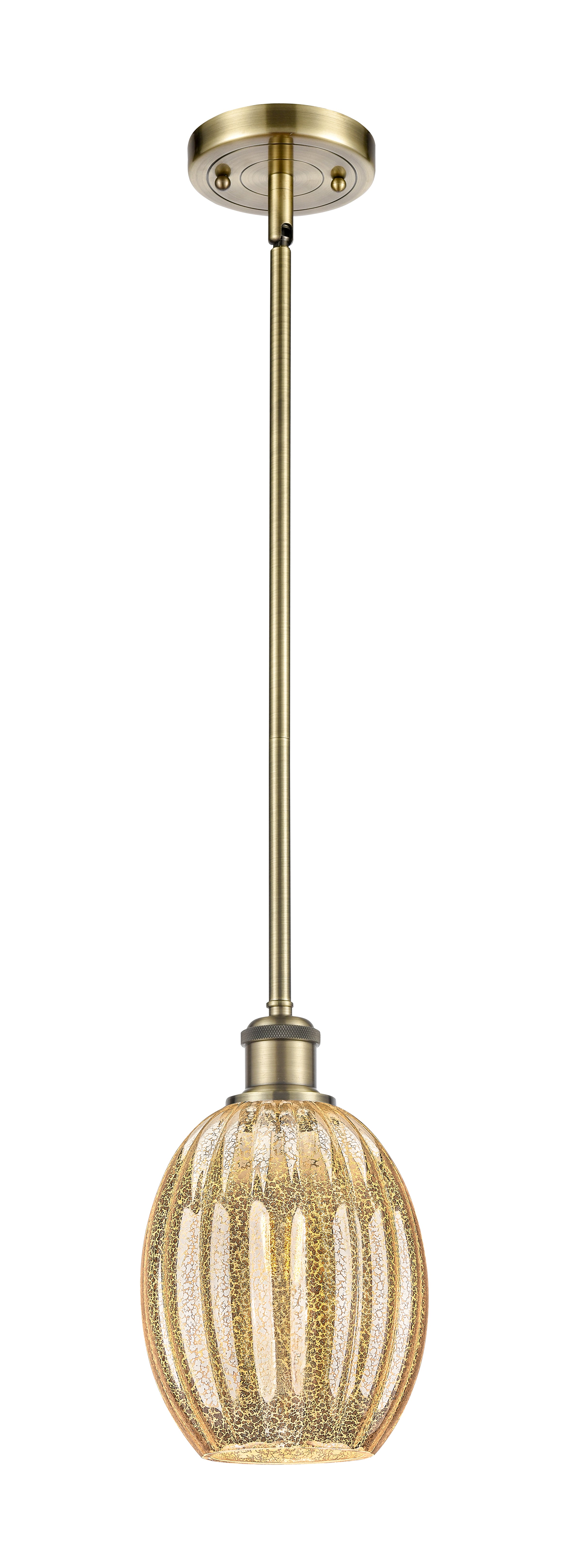 Ballston Mini Pendant Antique Brass Finish