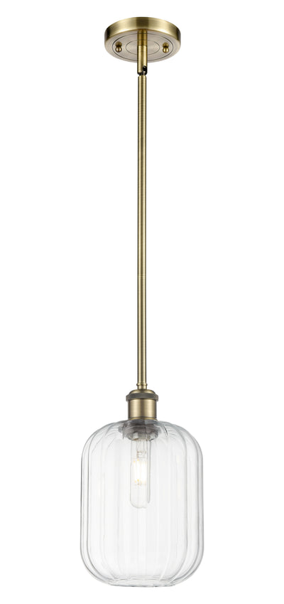 Ballston Mini Pendant Antique Brass Finish