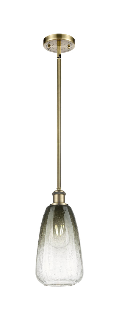 Ballston Mini Pendant Antique Brass Glass