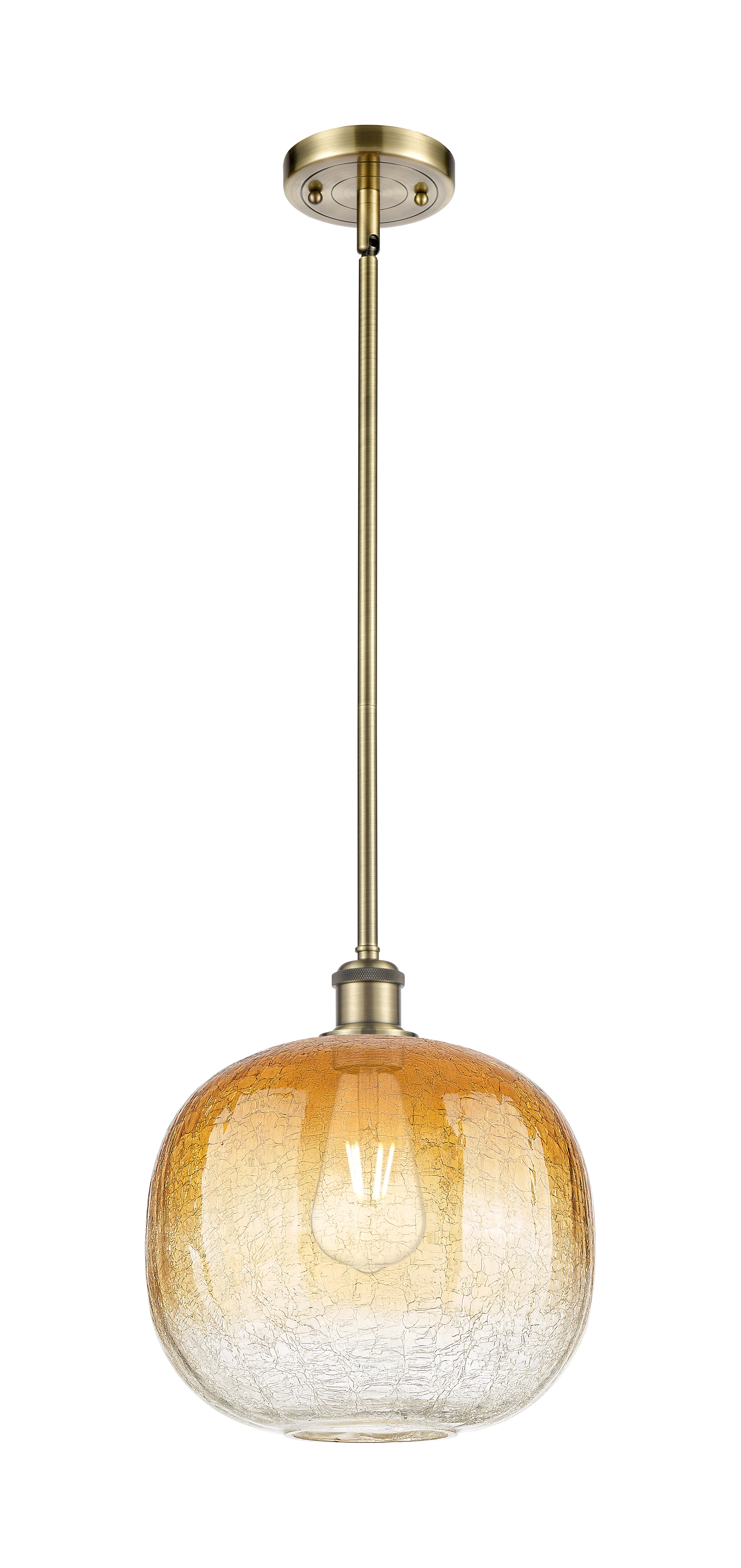 Ballston Mini Pendant Antique Brass Steel