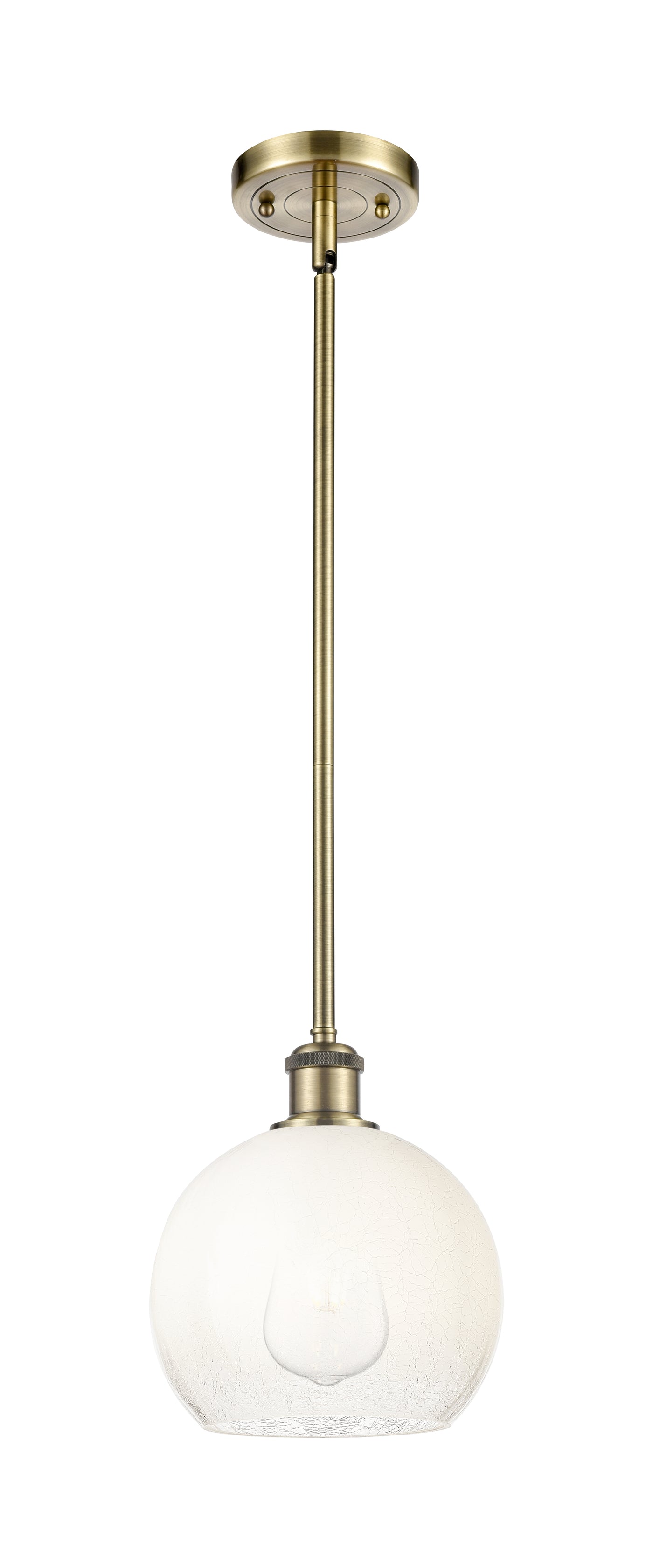 Ballston Mini Pendant Antique Brass Finish