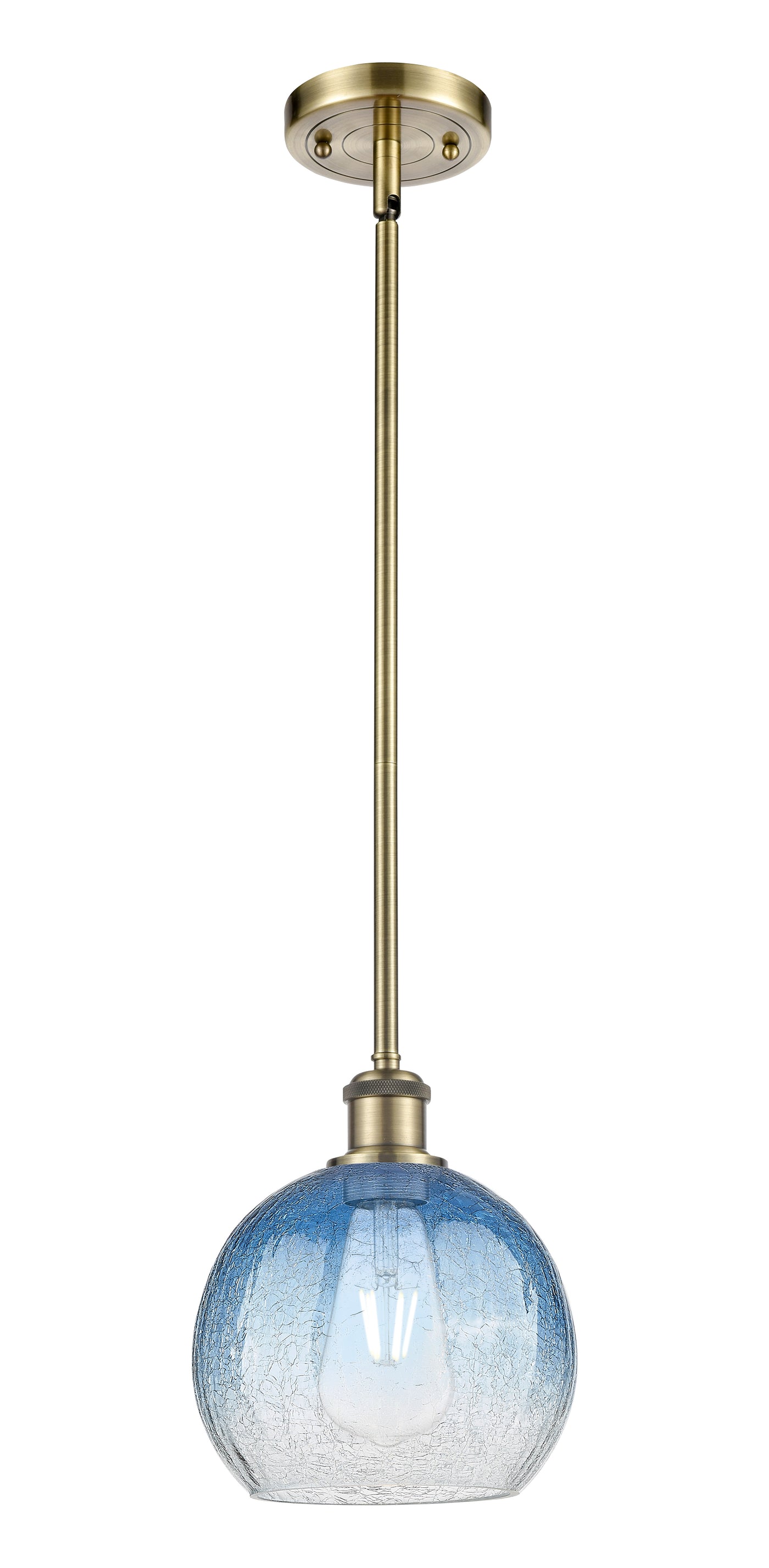 Ballston Mini Pendant Antique Brass Finish