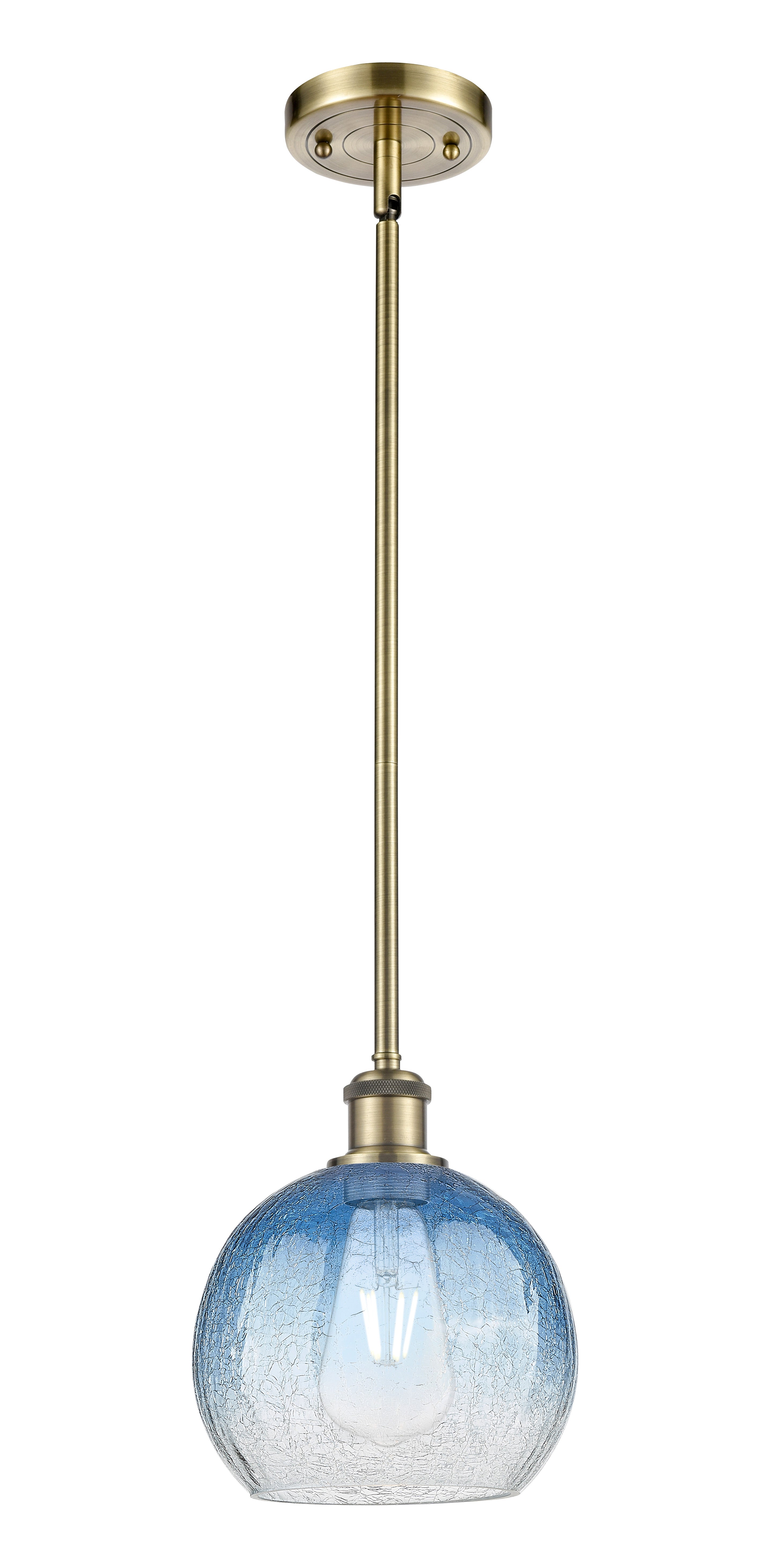 Ballston Mini Pendant Antique Brass Finish