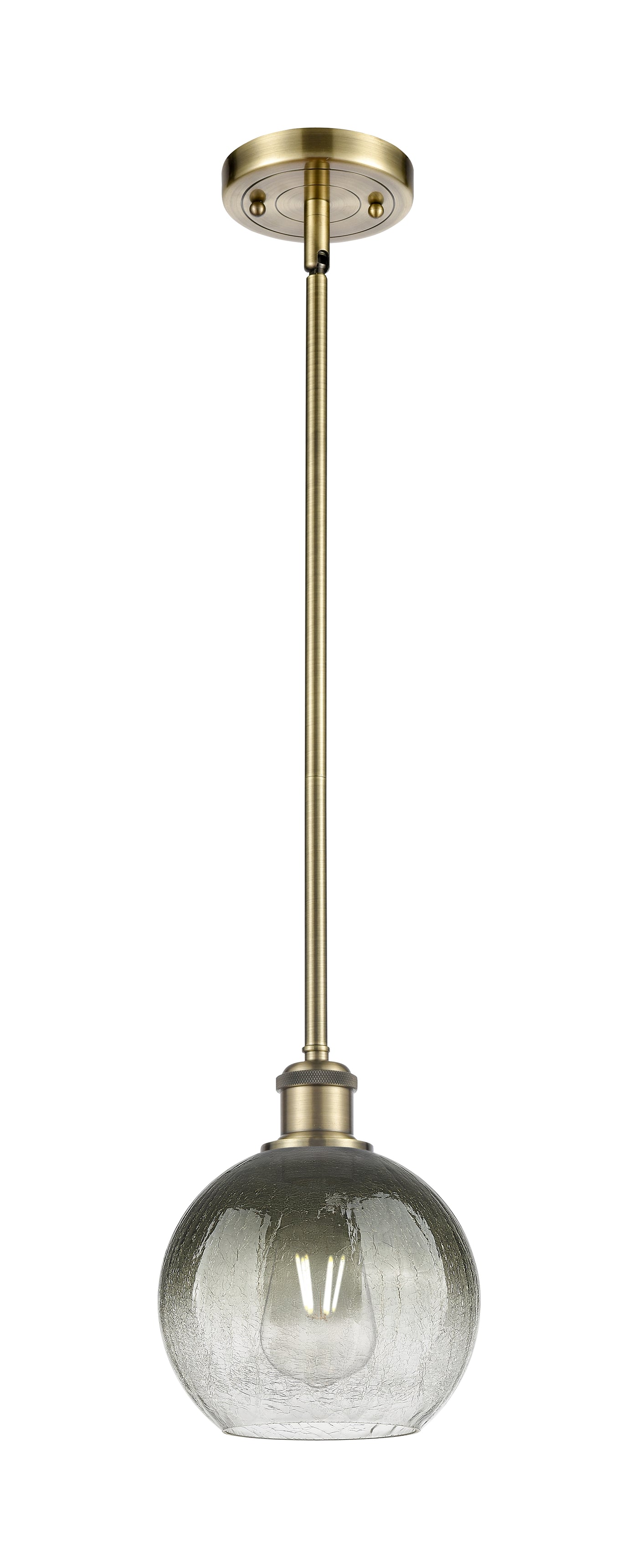 Ballston Mini Pendant Antique Brass Finish