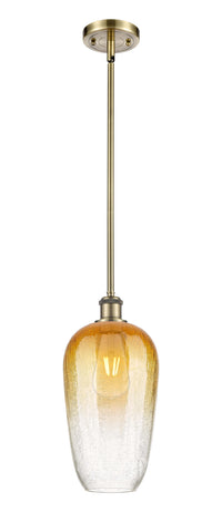 Ballston Mini Pendant Antique Brass Finish