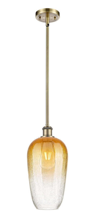 Ballston Mini Pendant Antique Brass Finish