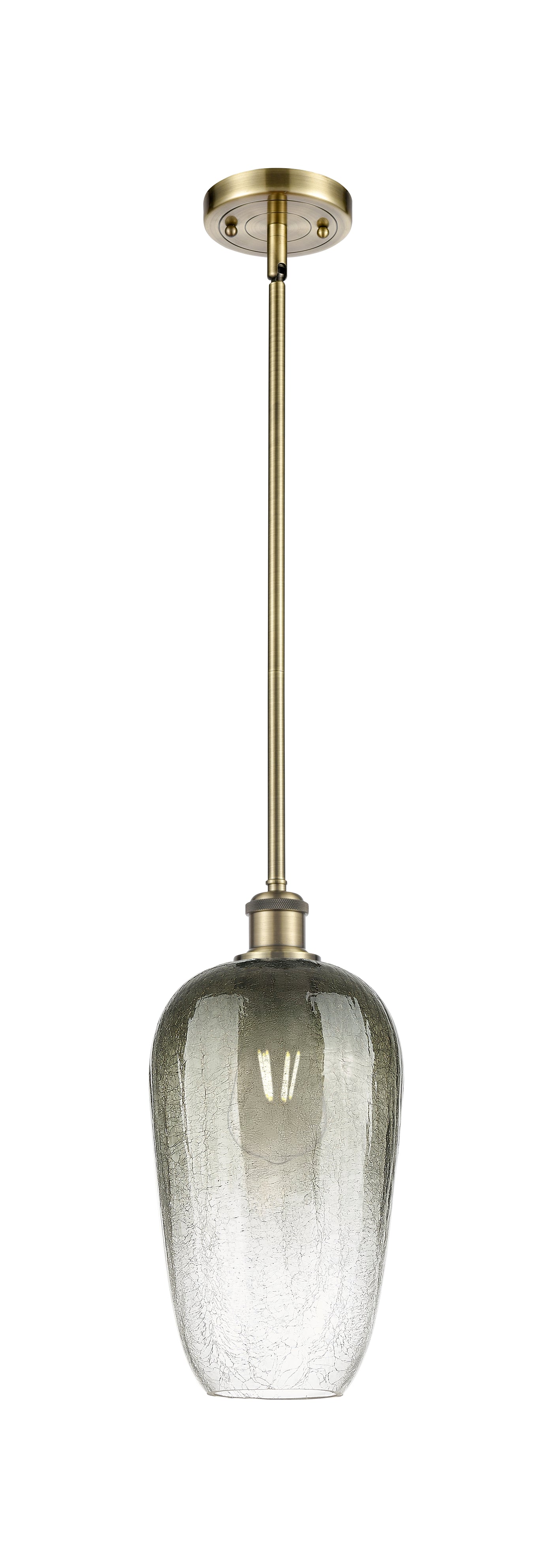 Ballston Mini Pendant Antique Brass Finish