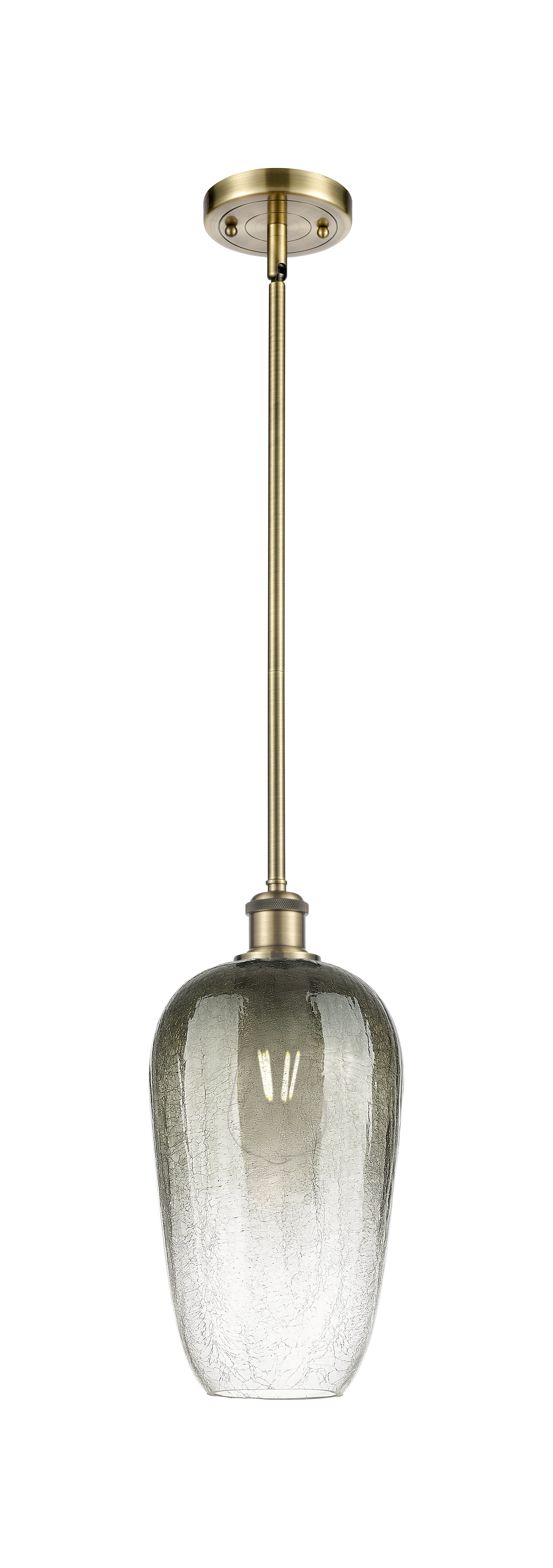 Ballston Mini Pendant Antique Brass Finish