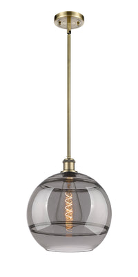 Ballston Mini Pendant Antique Brass Dimmable