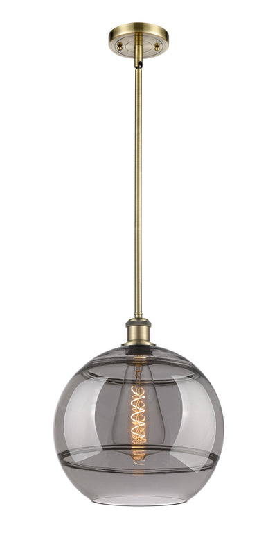 Ballston Mini Pendant Antique Brass Dimmable