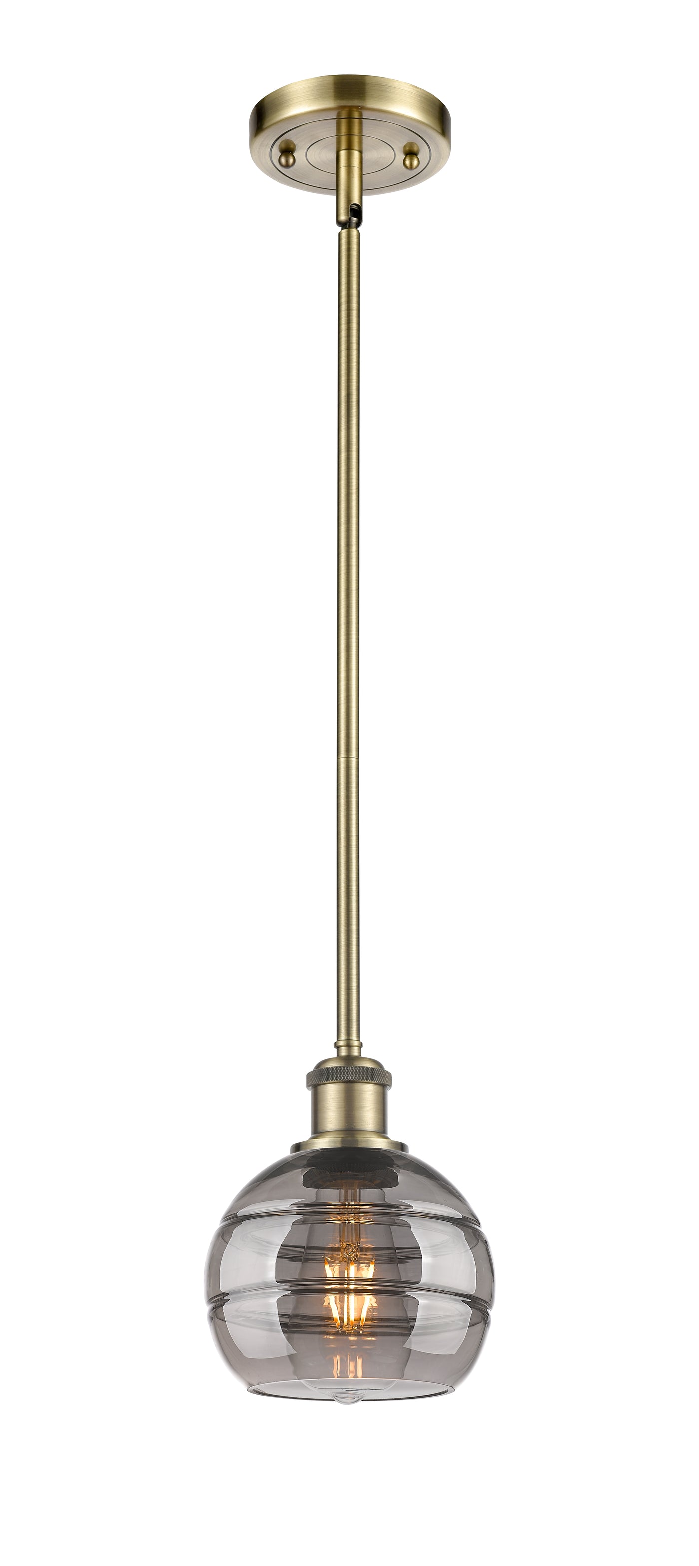 Ballston Mini Pendant Antique Brass Cast