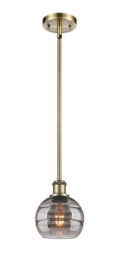 Ballston Mini Pendant Antique Brass Cast