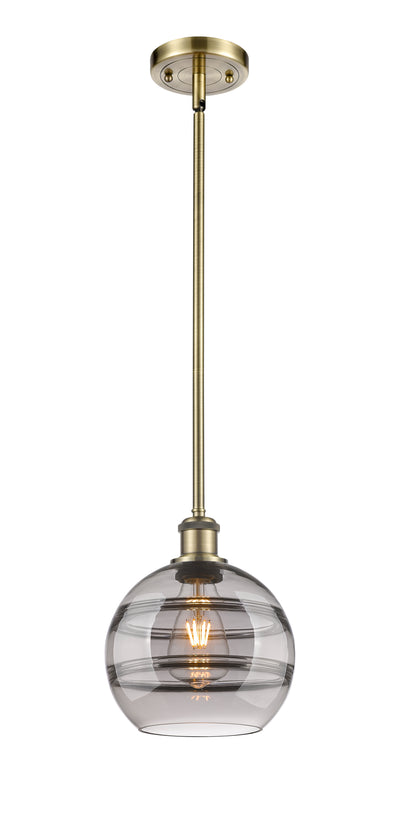 Ballston Mini Pendant Antique Brass Finish