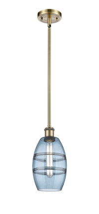 Ballston Mini Pendant Antique Brass Glass