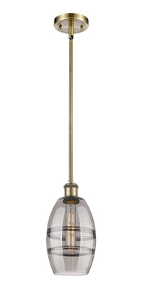 Ballston Mini Pendant Antique Brass Glass