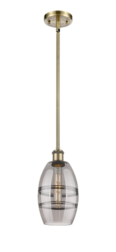 Ballston Mini Pendant Antique Brass Glass