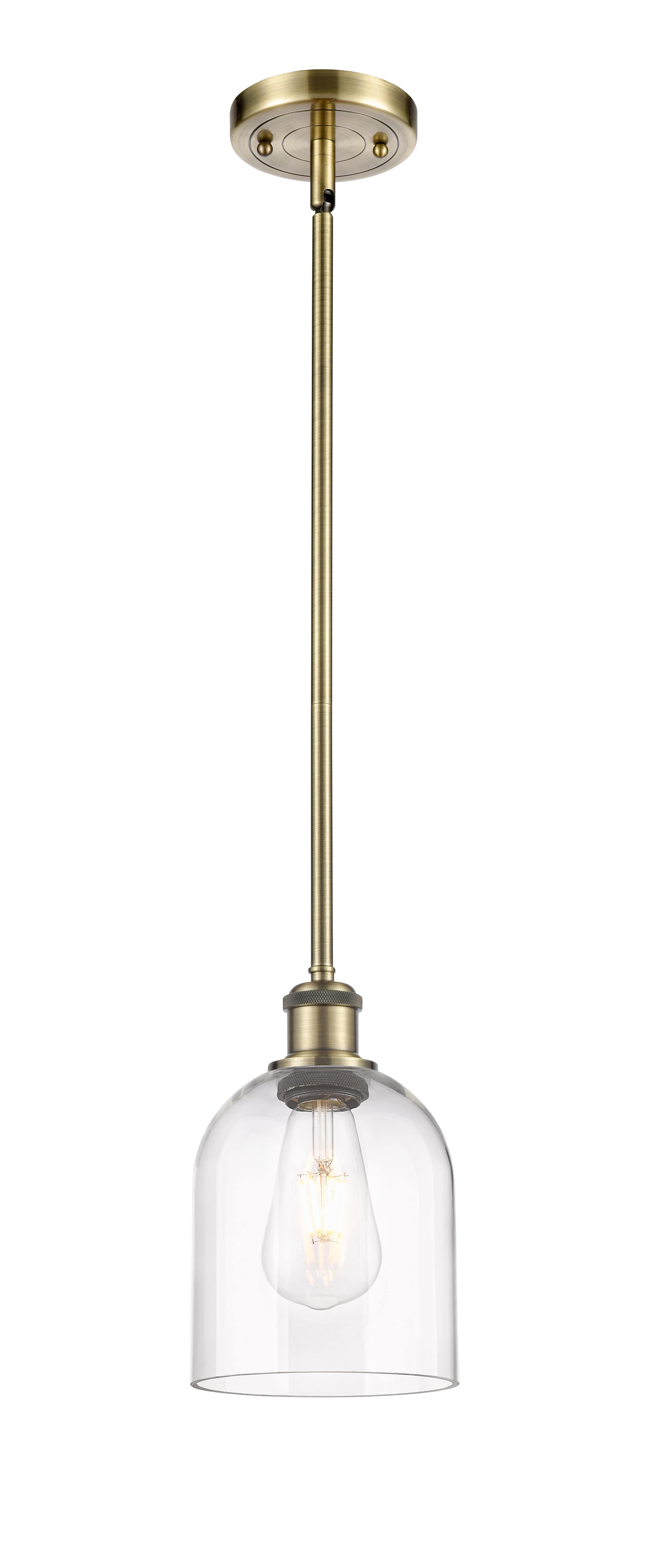 Ballston Mini Pendant Antique Brass