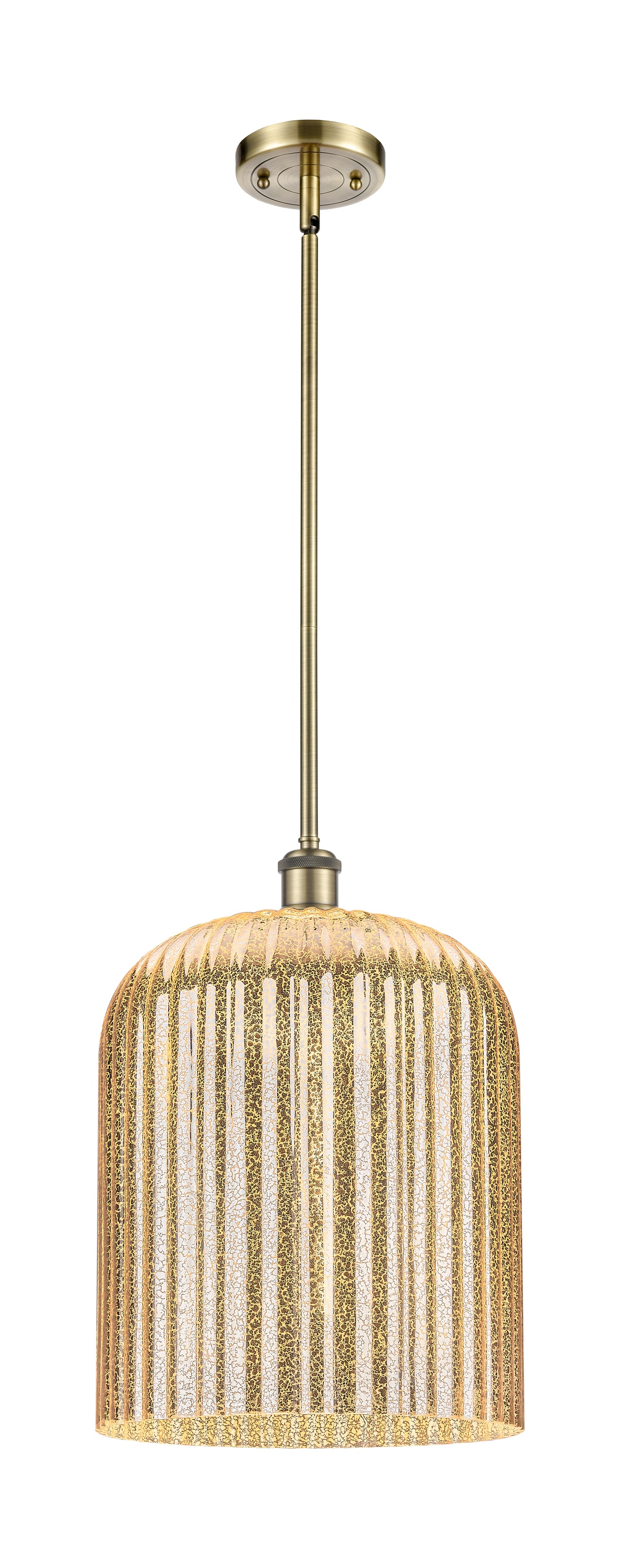 Ballston Mini Pendant Antique Brass Finish
