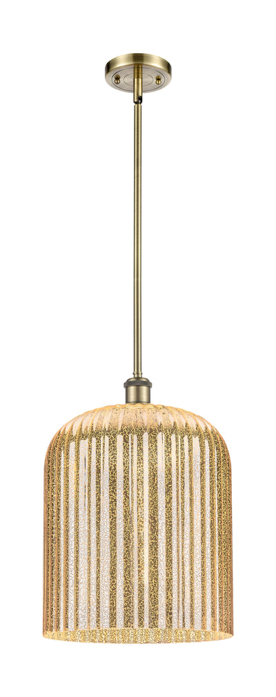 Ballston Mini Pendant Antique Brass Finish