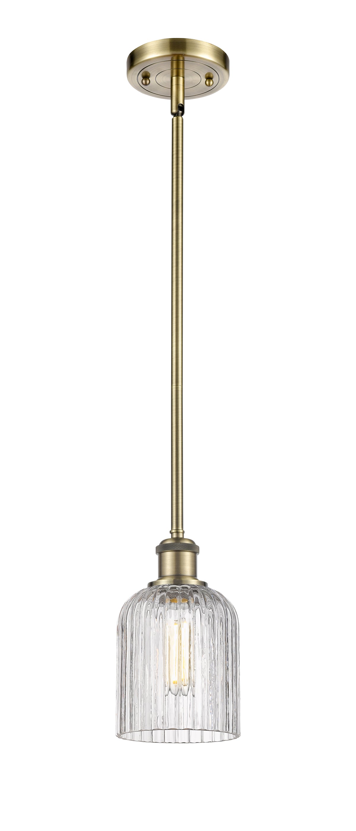 Ballston Mini Pendant Antique Brass
