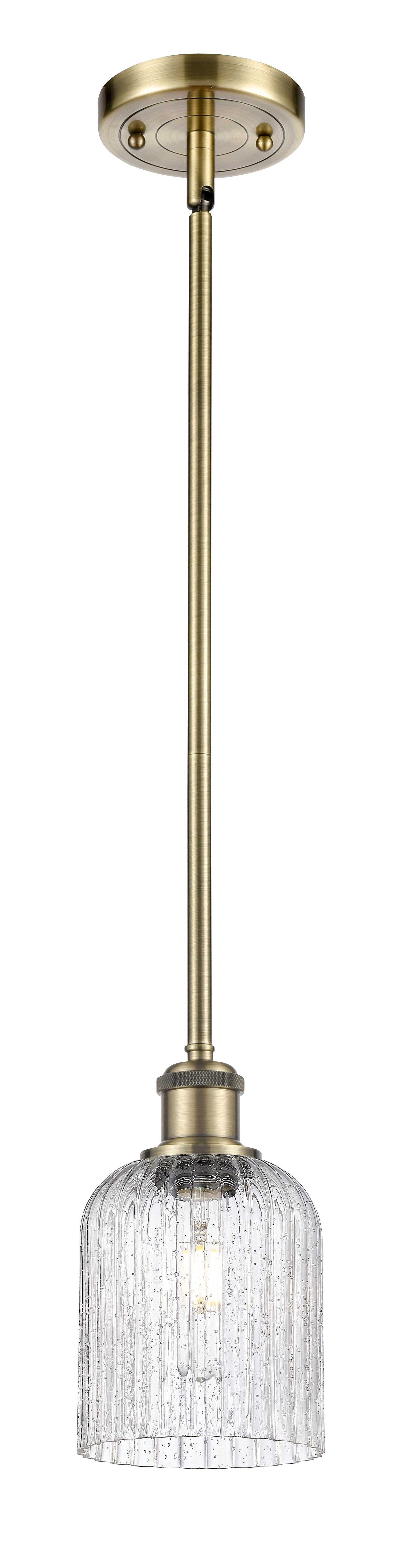 Ballston Mini Pendant Antique Brass