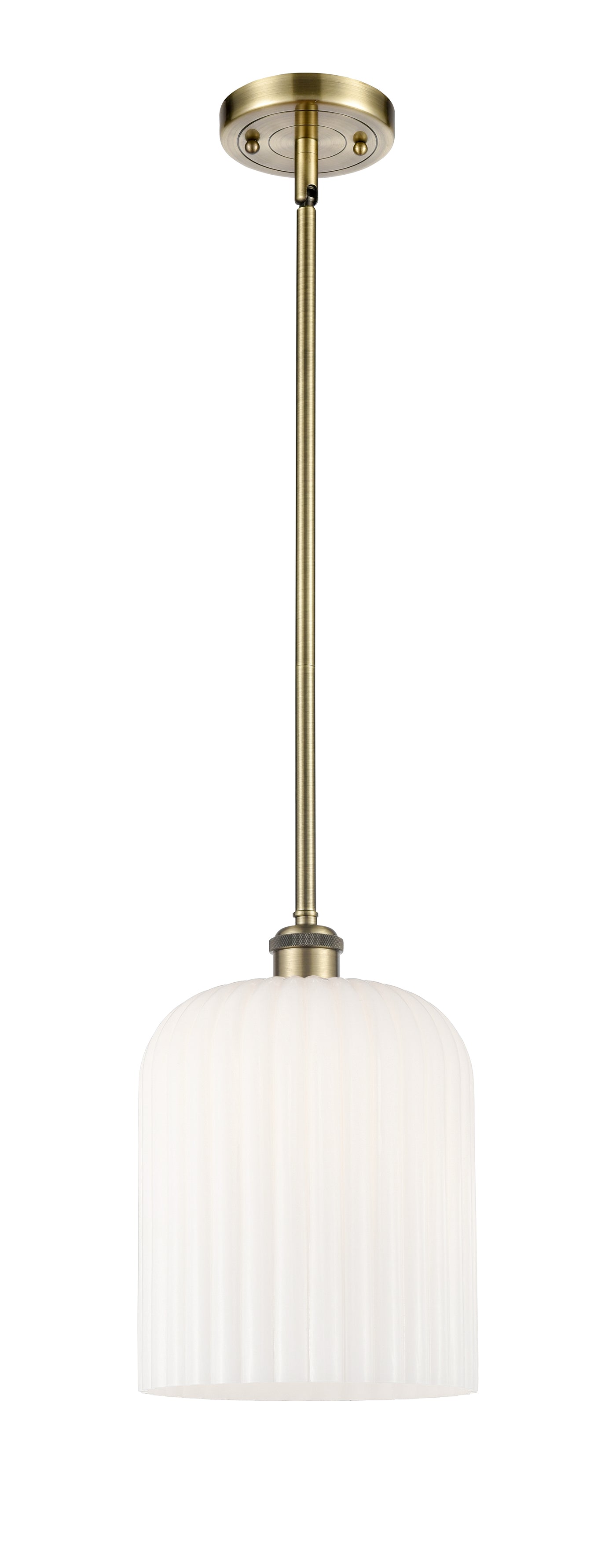 Ballston Mini Pendant Antique Brass Finish