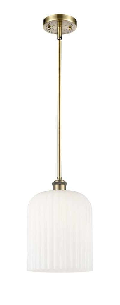Ballston Mini Pendant Antique Brass Finish