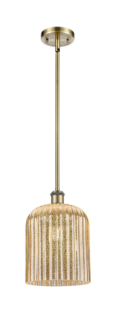Ballston Mini Pendant Antique Brass Finish