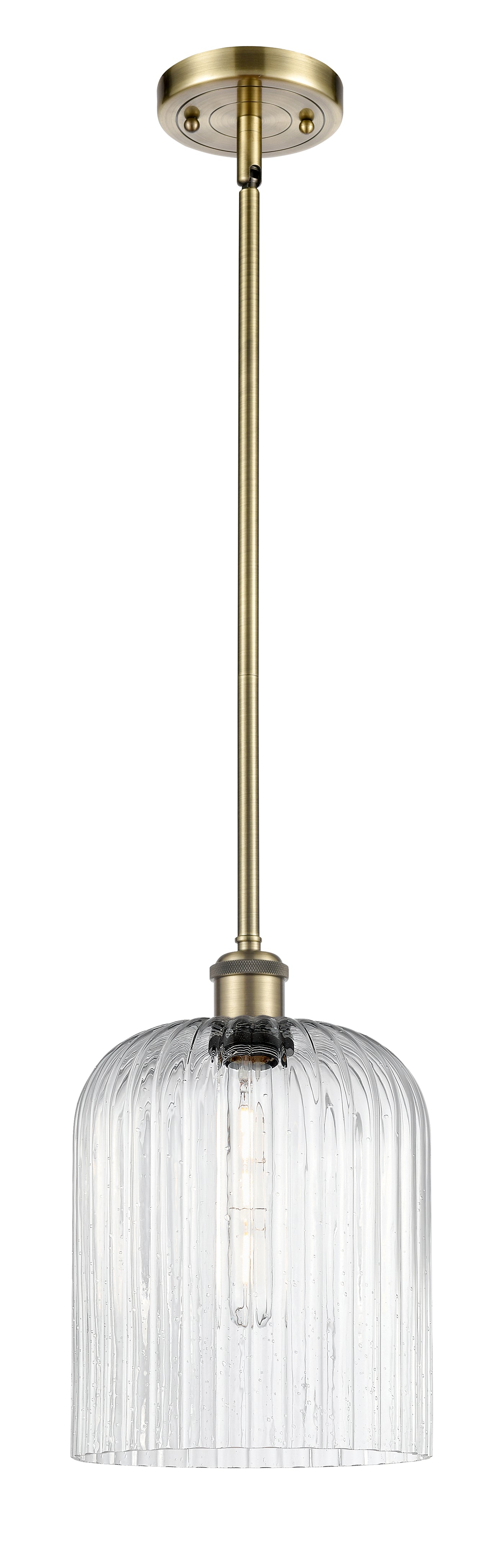 Ballston Mini Pendant Antique Brass Finish