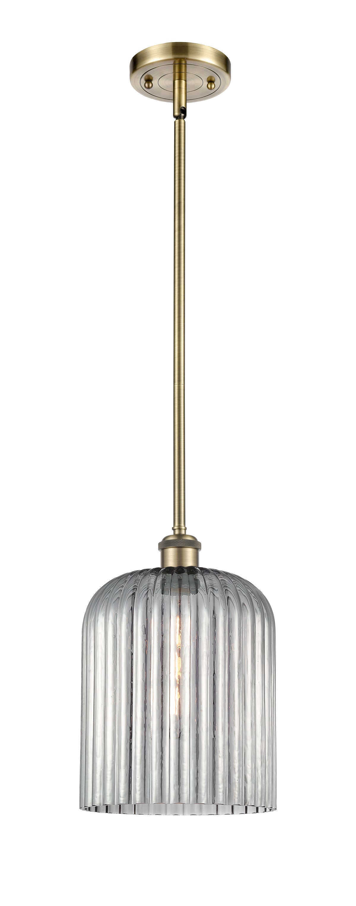 Ballston Mini Pendant Antique Brass Finish