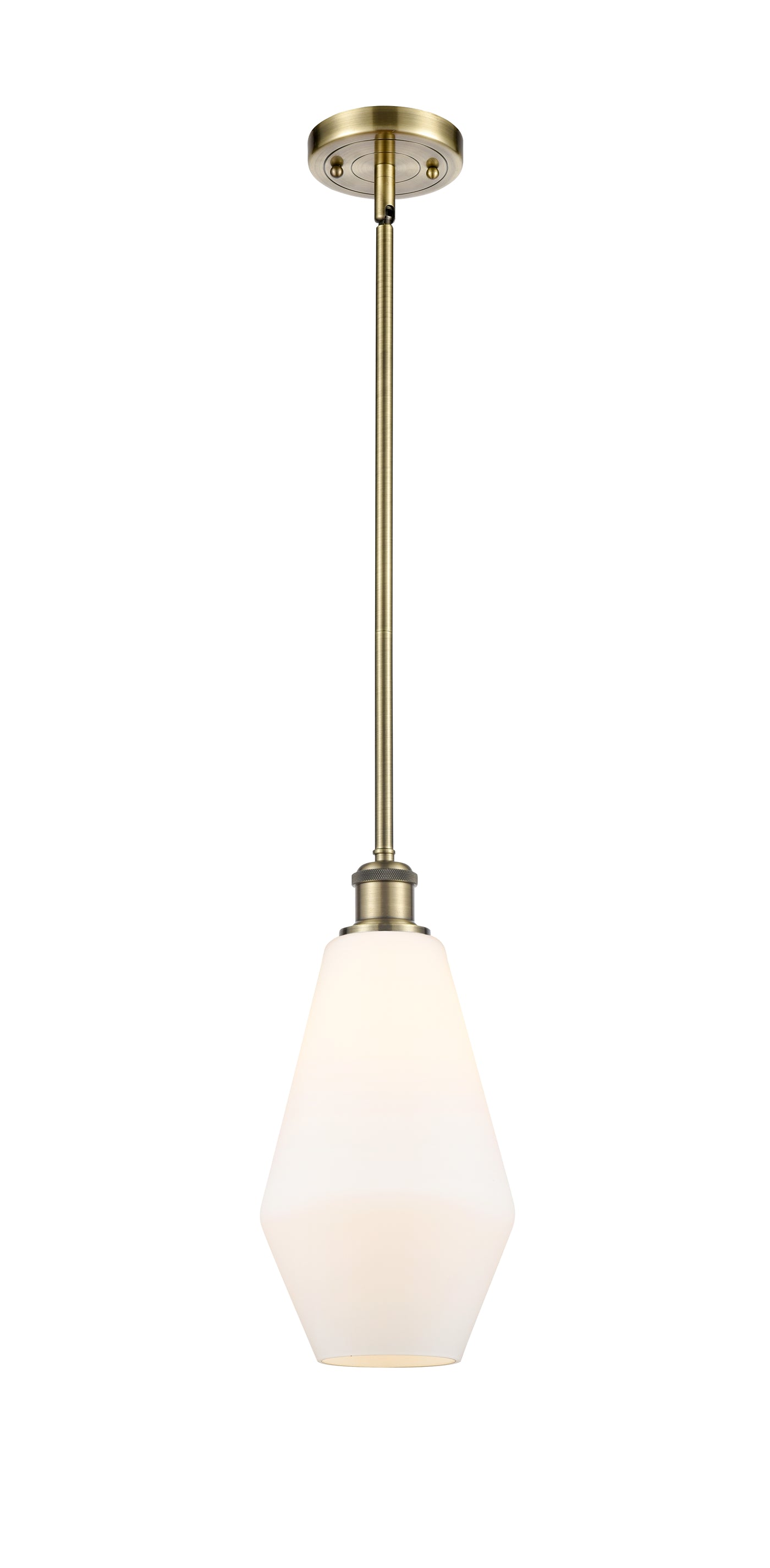 Ballston Mini Pendant Antique Brass Finish