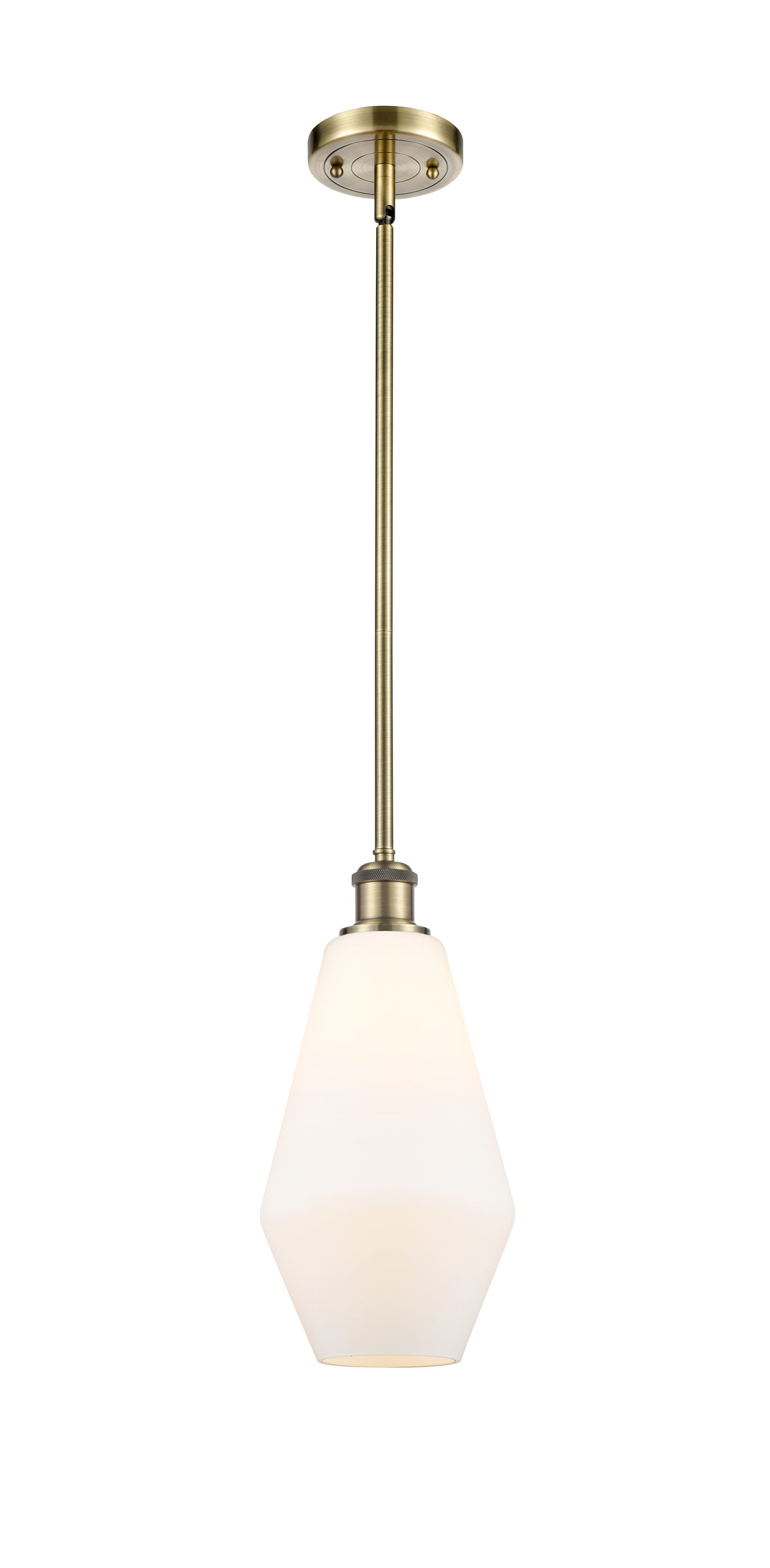 Ballston Mini Pendant 7 Inch Cast Brass