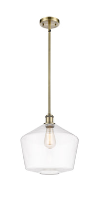 Ballston Mini Pendant Antique Brass Finish