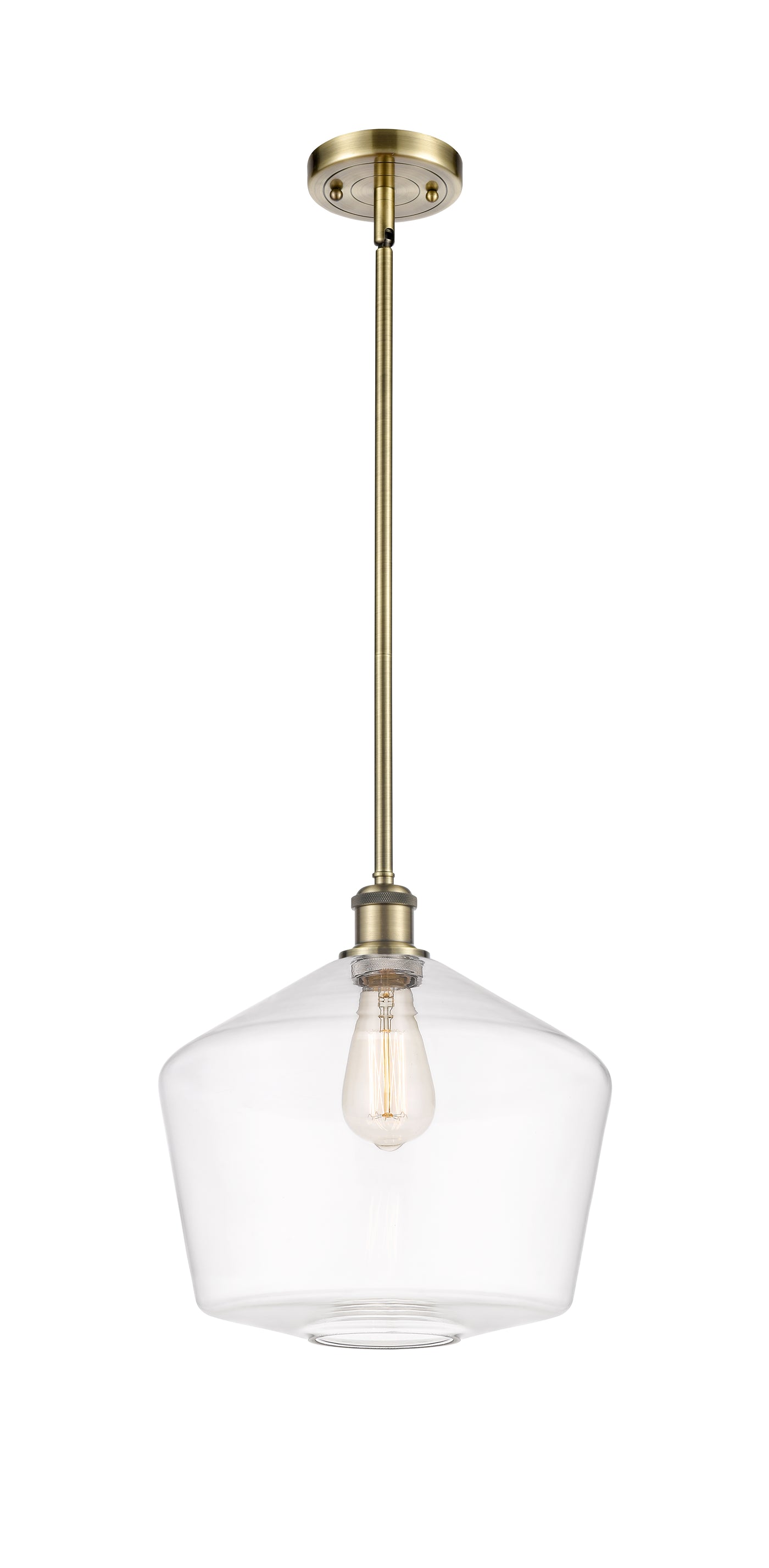 Ballston Mini Pendant Antique Brass Finish