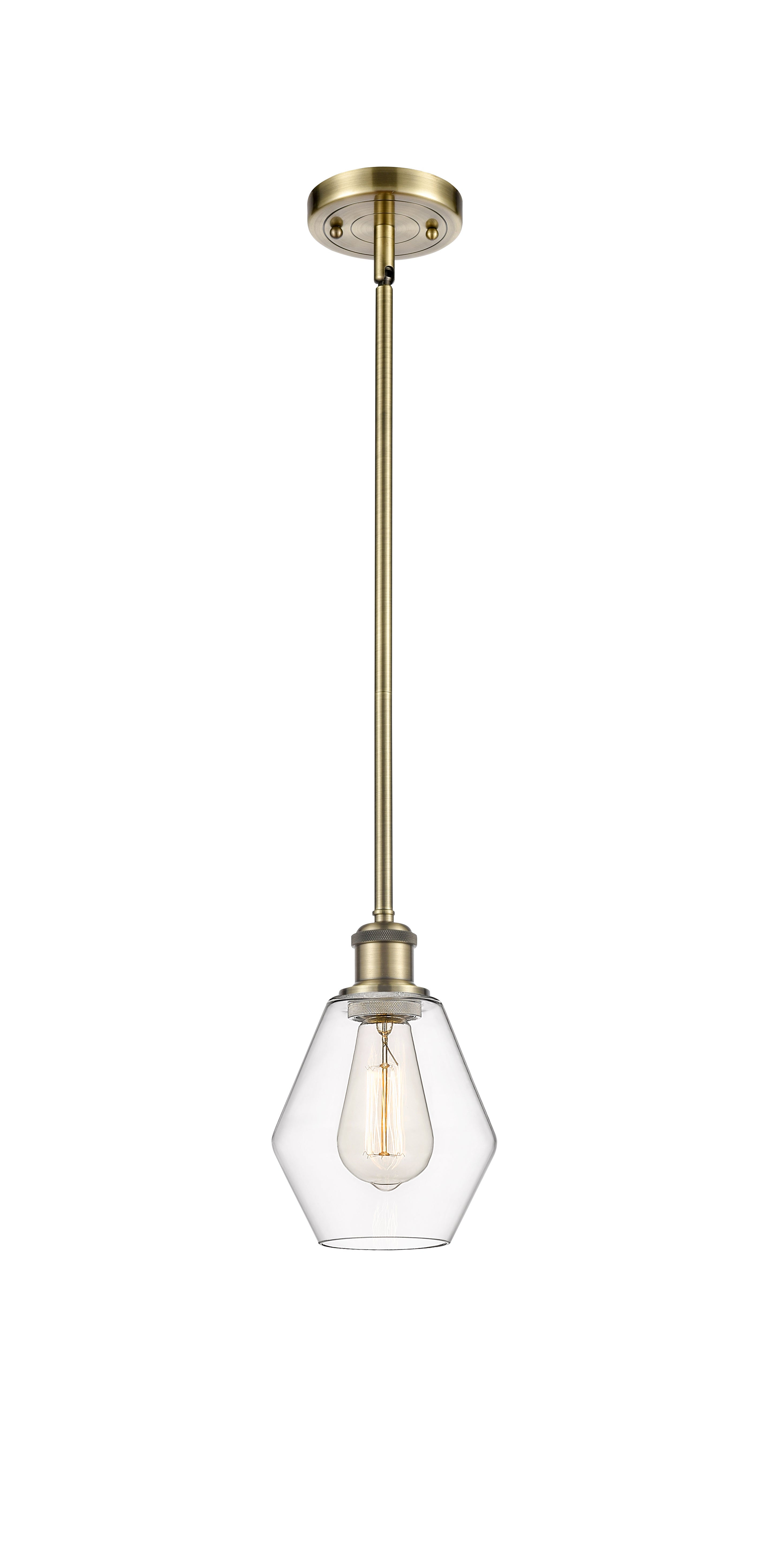 Ballston Mini Pendant Cast Brass Antique