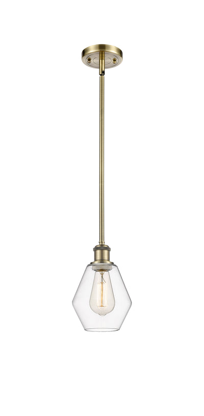 Ballston Mini Pendant Antique Brass Finish