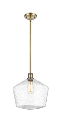 Ballston Mini Pendant Antique Brass Finish