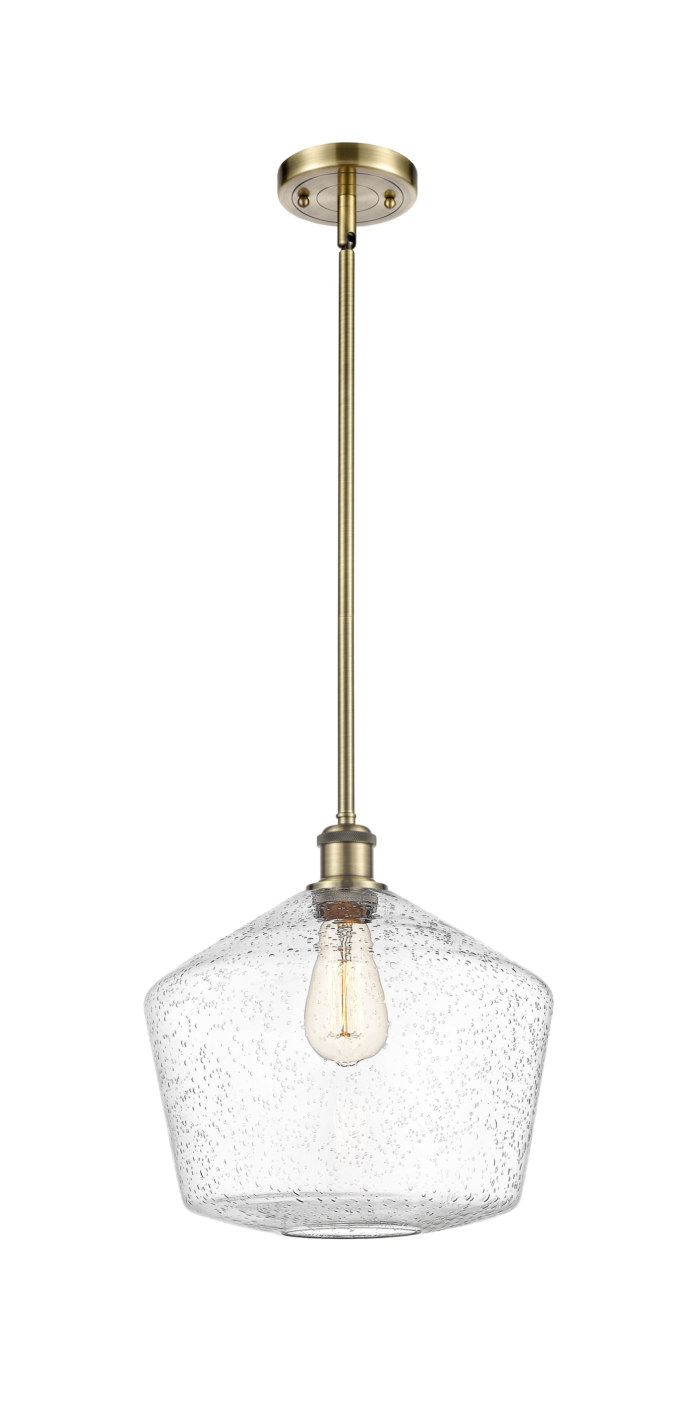 Ballston Mini Pendant Antique Brass Finish