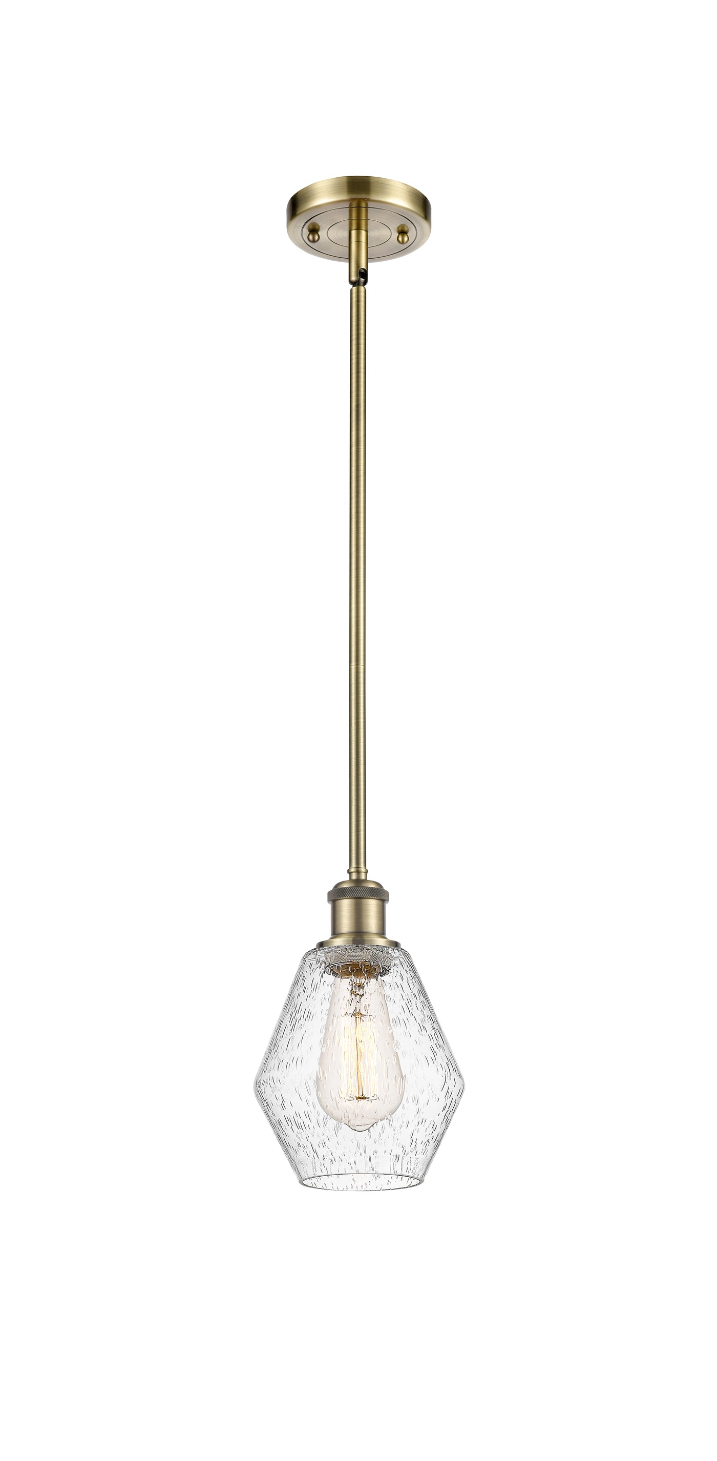 Ballston Mini Pendant Antique Brass Finish